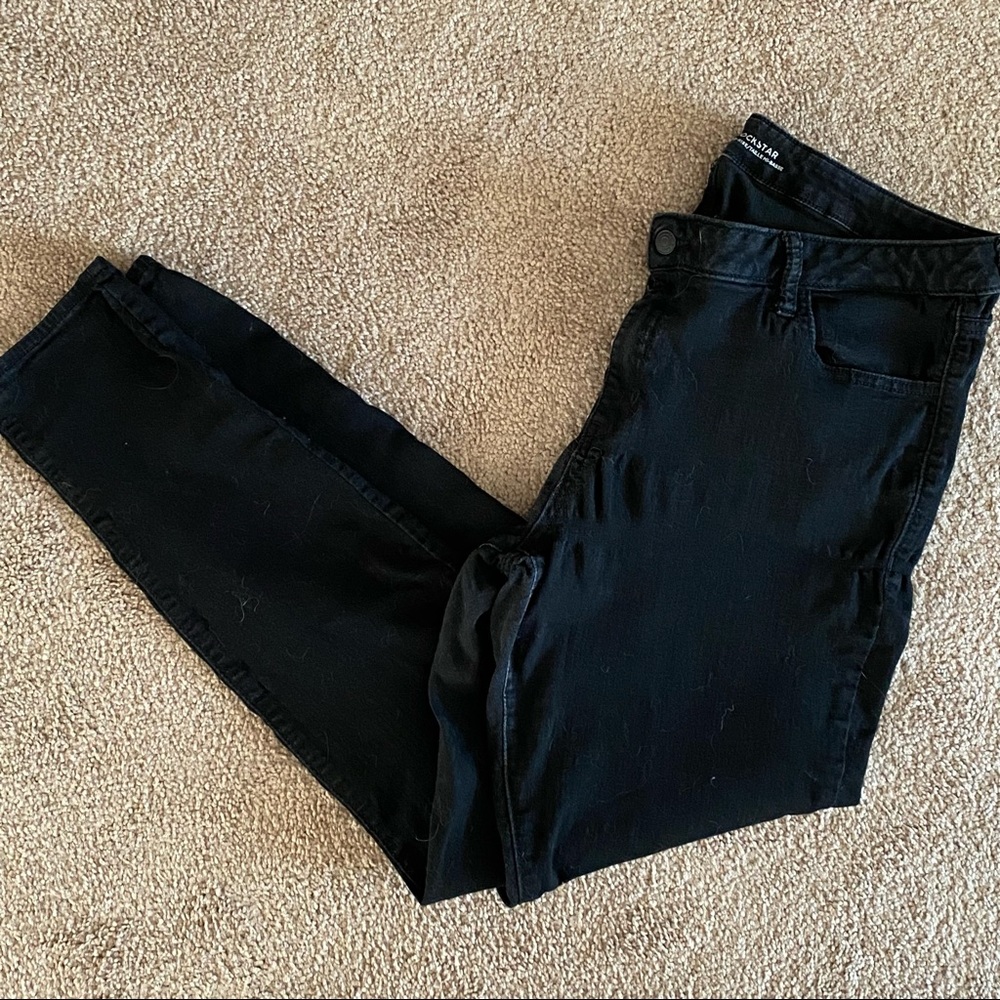 Old navy rockstar skinny mid size jeans